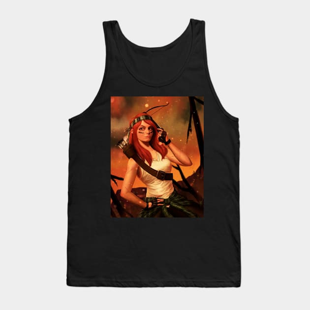 Wendy -Gravity Falls- Tank Top by rafafloresart